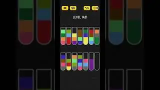 Water sort puzzle level 1421