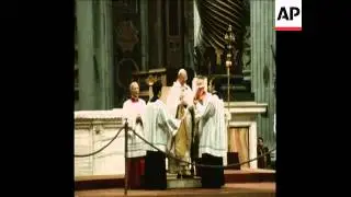 SYND 2 1 76 POPE PAUL VI SPEAKING ABOUT WORLD PEACE AT MASS IN ROME