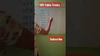 109 Table Tricks