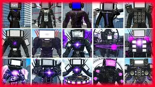 EVOLUTION OF NEW UPGRADED TITAN TV MAN VS MECHA ASTRO G-MAN - Skibidi Toilet In GMOD !
