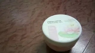The face shop || Fresh lotus soothing gel || Review