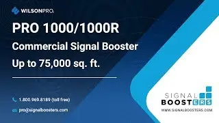 WilsonPro 1000/1000R Commercial Cellular Signal Booster | SignalBoosters.com