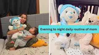 Evening to Night Routine with Baby 👶 | Real Mom Life in Canada 🇨🇦