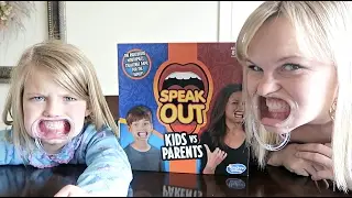 WATCH YA' MOUTH CHALLENGE! SPEAK OUT GAME | KIDS VS PARENTS