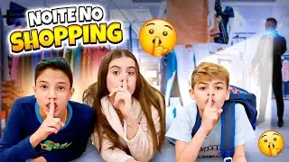 PASSAMOS A NOITE NO SHOPPING *fomos pegos pelo segurança