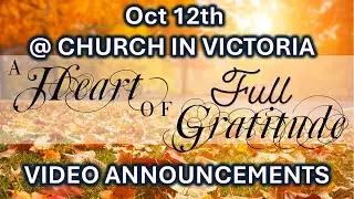 Oct 12 - Video Announcements