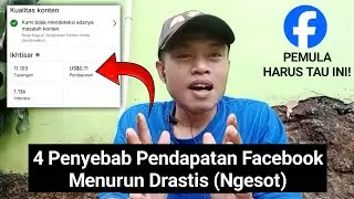 4 Penyebab Pendapatan Facebook Menurun Drastis