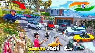 Franklin & ShinChan Stolen Sourav Joshi Vlogs Indian cars From Sourav Joshi Vlogs House in GTA 5