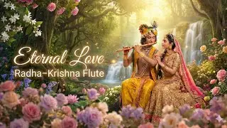 Eternal Love – Radha Krishna Romantic Flute Instrumental | Peaceful Music