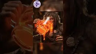 AI ASMR prehistoric caveman drinking java #shorts #ai #asmr