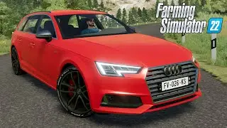 Audi S4 Avant - Farming Simulator 2022 - [FS 22 LS 22 Car Mod] + !DOWNLOAD LINK! #gaming #audi #car