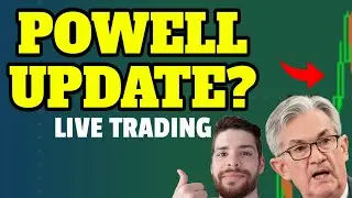🔴FOMC DAY - FED POWELL RATE CUT DECISION 2PM! LIVE TRADING