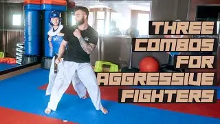 3 of the BEST Combos for Aggressive Fighters | Taekwondo Sparring Tips