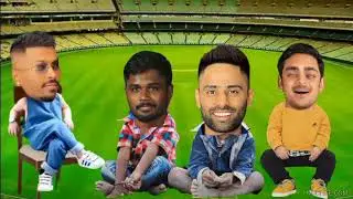 Funny comedy cricket video। Hardik Isank samsan।New comdy 3