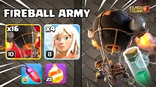 Th15 Fireball Rocket Loons Attack Strategy | Best TH15 CWL SPAM | Clash of Clans
