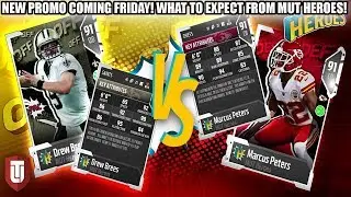 NEW PROMO COMING FRIDAY! WHAT TO EXPECT FROM MUT HEROES! | MADDEN 19 ULTIMATE TEAM