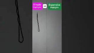 Simple vs Expensive hairpin ✨ #shorts #jewellery #cute #hair #shopping #satisfying