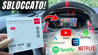YOU TUBE, NETFLIX e CARPLAY WIRELESS in auto con ATOTO CB6!