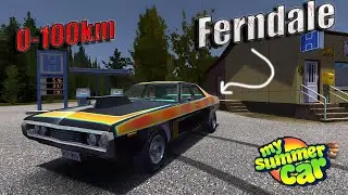 My summer car test speed Ferndale | Dodge Coronet | тест швидкості ферндейл msc