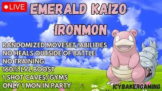 🔴LIVE - EMERALD KAIZO IRONMON - ↑▲HARDEST POKEMON CHALLENGE▲↑