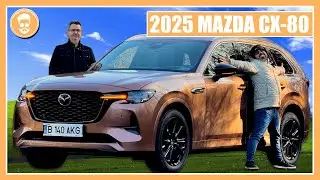 UITĂ DE X5! Mazda CX-80 3.3 DIESEL sau 2.5 HIBRID este NEBUNIA JAPONEZĂ cu 6 & 7 LOCURI @DCLeulescu