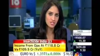 Insecticides India Limited Electronic Coverage of Q3 results CNBC 11-Feb-13