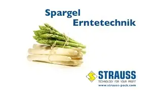 Strauss Selbsfahrender Spargel Ernter / Asparagus Harvesting