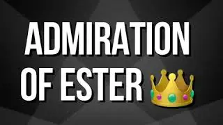 Administration for ESTER: A True SHEBREW SHEROW 💯💕