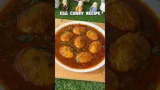 Egg Curry Recipe #shorts #recipe #eggcurry #egg #viral #trending #food #shortsfeed #shortvideo