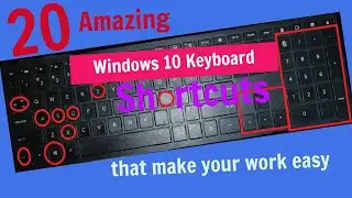 Top 20 Windows key keyboard shortcuts of Windows 10 to work faster in bengali | 2020
