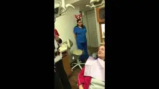 Dr. Chin surprising our 2nd Pay It Forward Christmas Patient
