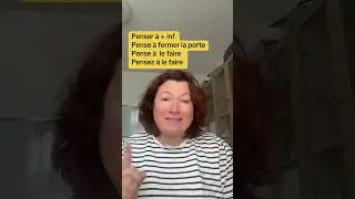 PENSER &Agrave; = не забыть