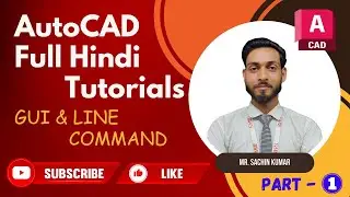 AutoCAD : Mastering the Basics - Introduction, GUI, and Line Command Tutorial