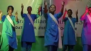 Excellent Dance by Novices From Sisters of Charity, Chabua, Dibrugarh, Assam, on Fransalian YouthDay