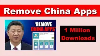 Remove china apps | identify and delete all the Chinese apps | boycott china | | OJAS NEWS