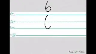 How to write the number 6