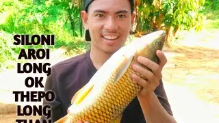 First time fishing 🎣 // Ok Thepo long tan 😱😱😱