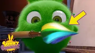 Hopper finds a magic paintbrush | Sunny Bunnies