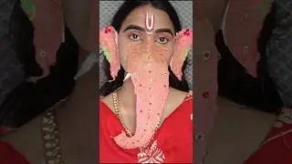 ganpati bappa look 🙏🏻 #ganpati #ganeshchaturthi #viralshort #makeup #trendingshorts