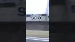 Pacing SOO Line Train from highway in 1990 #shorts #sooline #chasingtrains