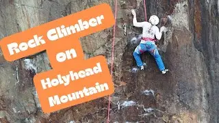 Rock Climbing Holyhead Mountain | Drone Cinematic | Above Anglesey
