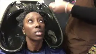 DEVA Hair Cut on Natural Hair