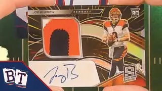 BIG HIT - Joe Burrow RC Patch Auto RPA /75 (2020 Spectra)
