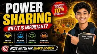 AP 10th Class Social &ndash; Power Sharing | Full Chapter Explained in Telugu | Easy Notes & Revision