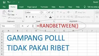 Cara menentukan sampel dengan simple random sampling di excel | Gampang tidak ribet