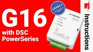 G16 with DSC PowerSeries. Cellular communicator setup with Protegus app.