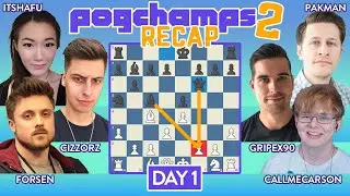 Chess.com PogChamps 2, Day 1 Recap: Armageddon & Endgames