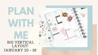 Plan with Me | Big Happy Planner Vertical Layout