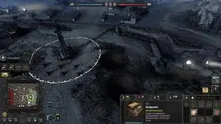 COH 3, Quick Match - 4 VS 4 Players All Active in Winter Line Map