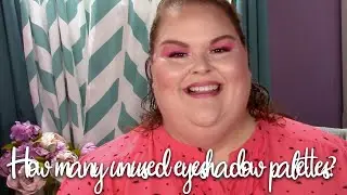 Makeup Confessional All of the unused eyeshadow palettes in my collection